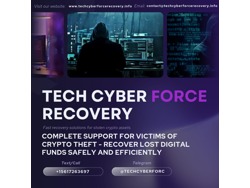 HIRE TECH CYBER FORCE RECOVERY TO RETRIEVE YOUR STOLEN FUNDS