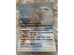 Passports, D license, Social Security Cloned cards, Resident, permit
