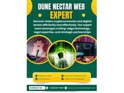 Lost, Stolen, or Scammed Crypto Asset Recovery Services For Hire-Contact Dune Nectar Web Expert