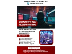 LEGITIMATE CRYPTO RECOVERY SPECIALIST-HIRE RUDER CYBER TECH SLEUTHS